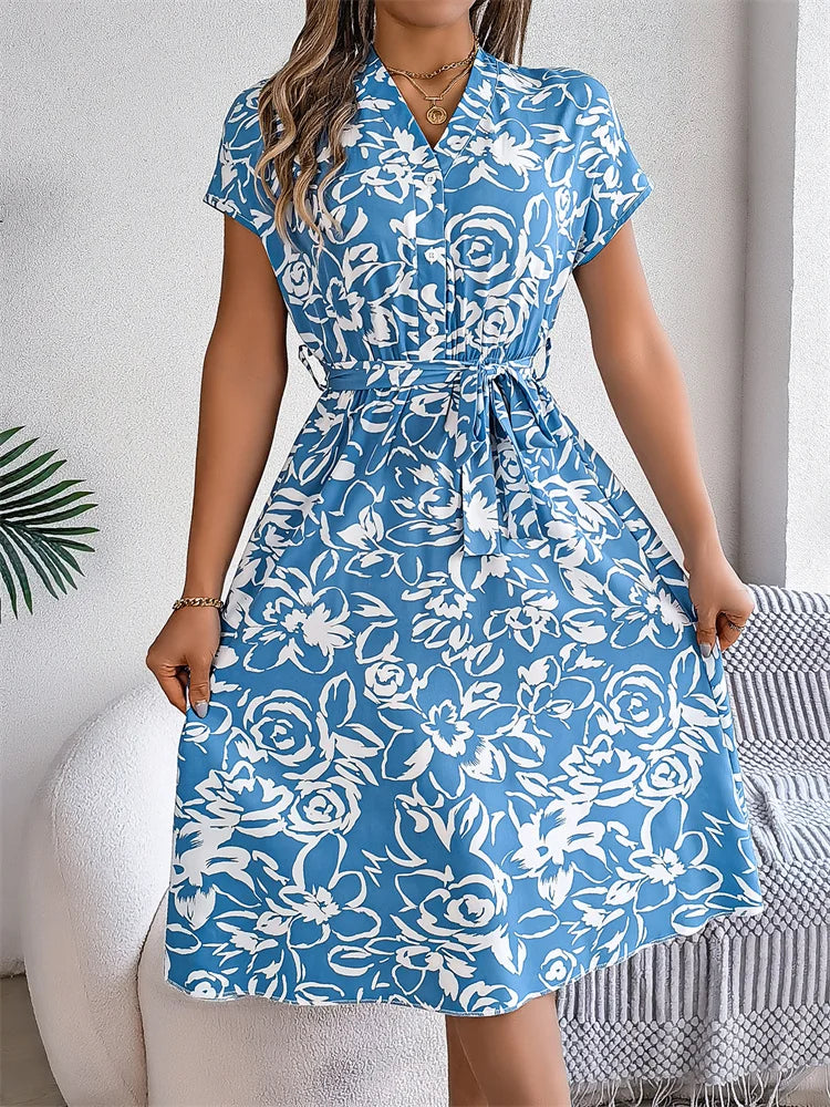 Annika™ | Elegantes Blumenkleid