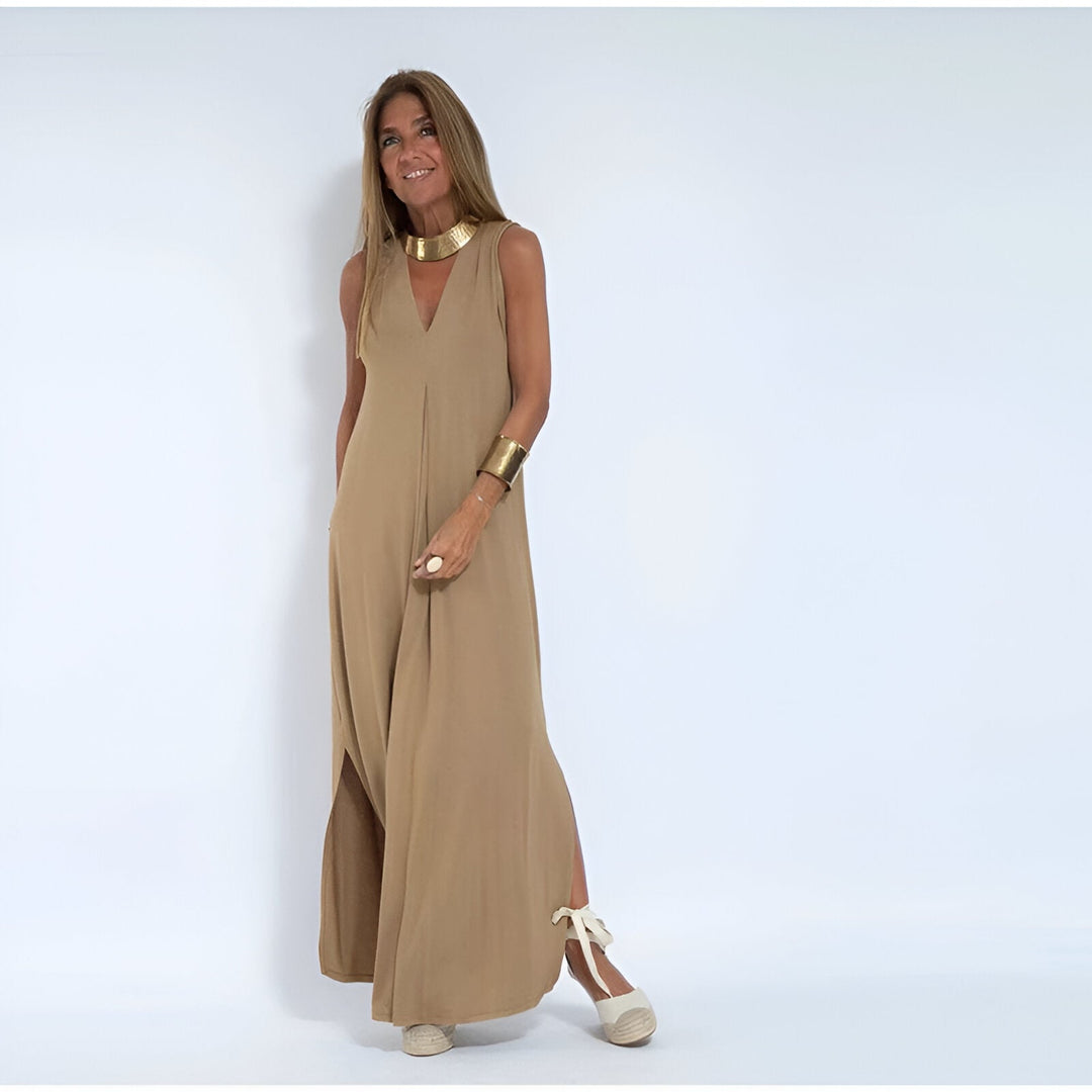 Nora™ | Eleganz Kleid-Set wit Bauchabdeckung
