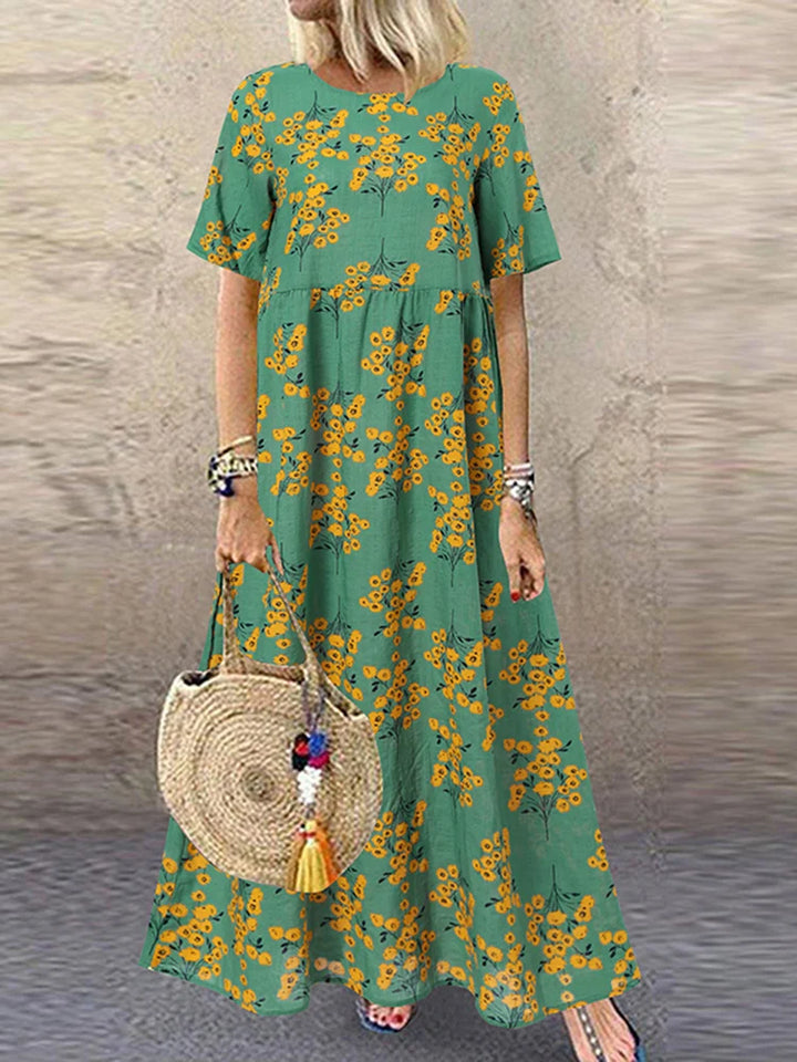 Carissa™ | Maxikleid mit Vintage-Print