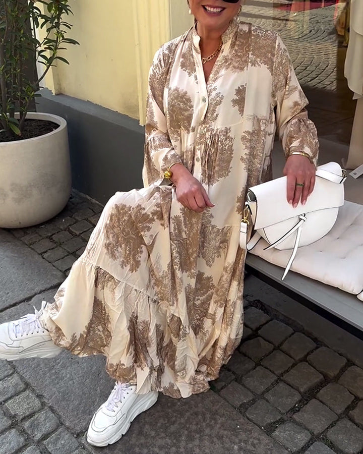 Margaret™ | Langes Blumenkleid