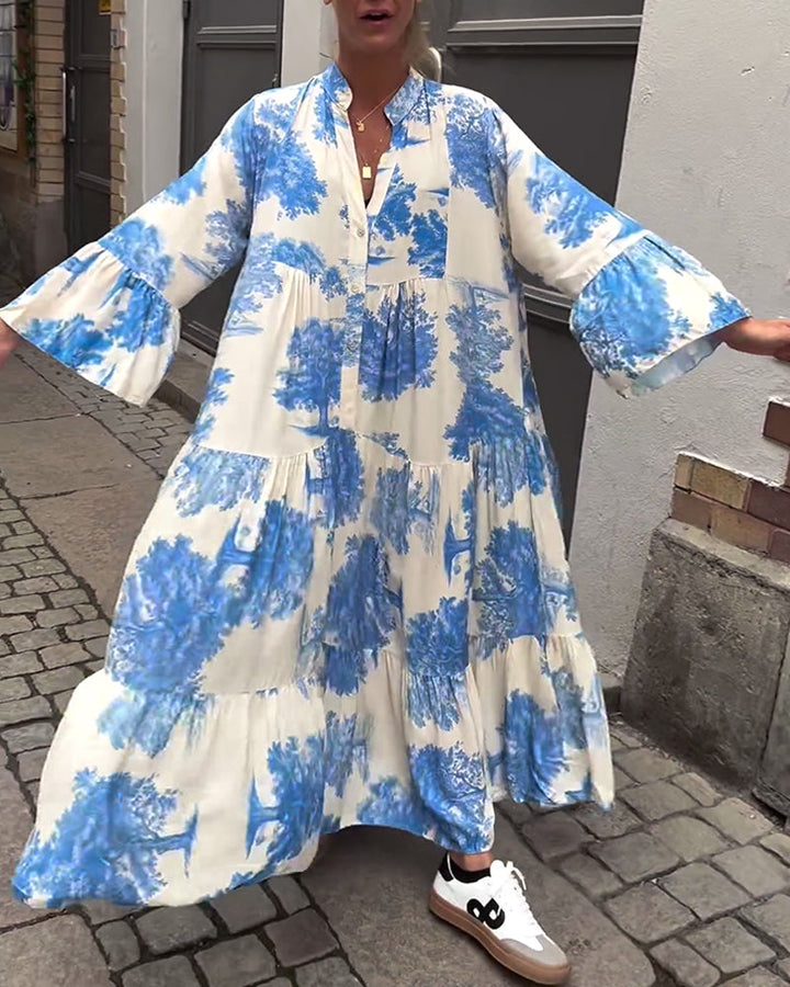 Margaret™ | Langes Blumenkleid