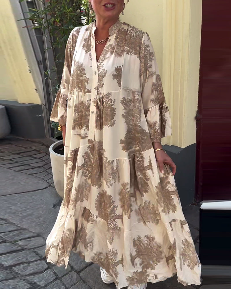 Margaret™ | Langes Blumenkleid
