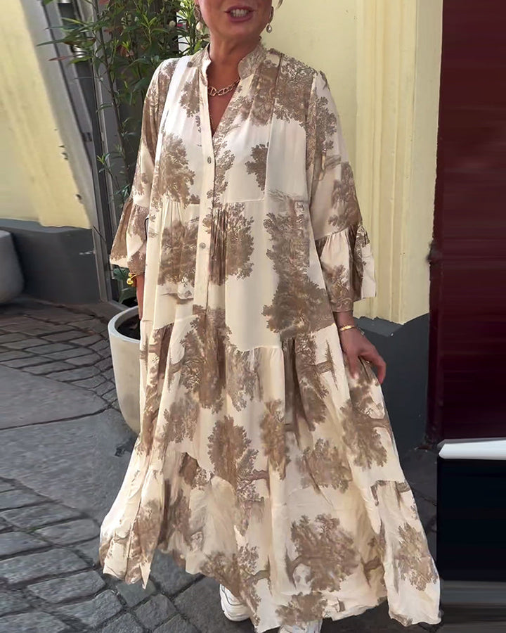 Margaret™ | Langes Blumenkleid