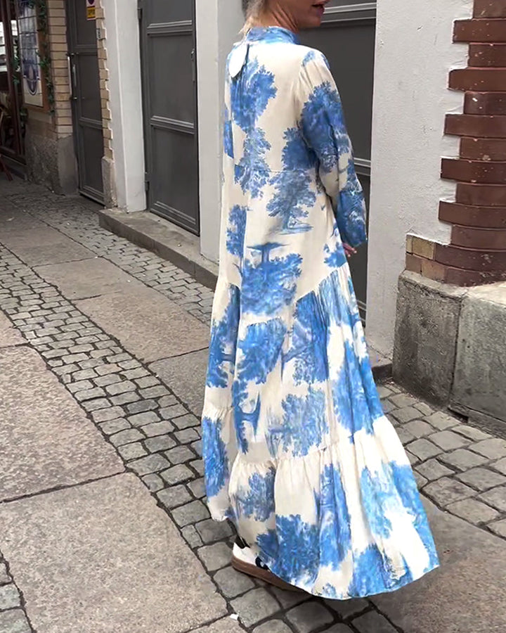 Margaret™ | Langes Blumenkleid
