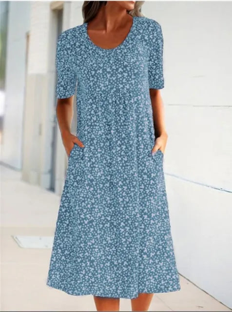 Fatima™ | Boho Sommerkleid wit Bauchabdeckung