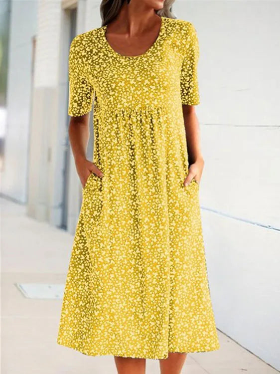 Fatima™ | Boho Sommerkleid wit Bauchabdeckung