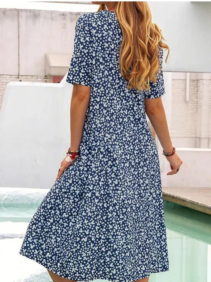 Fatima™ | Boho Sommerkleid wit Bauchabdeckung