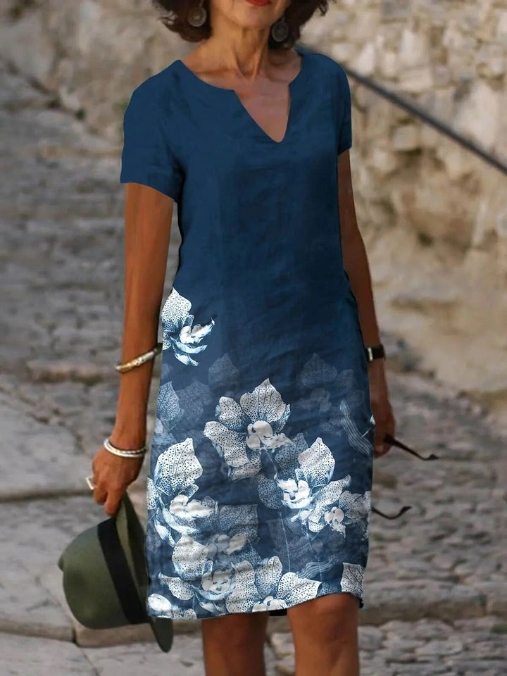 Michaela™ | Elegantes Kleid mit V-Ausschnitt wit Bauchabdeckung