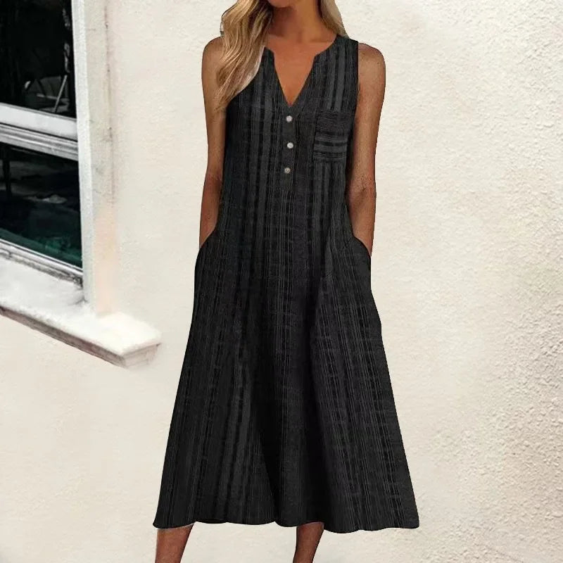 Leticia™ | Elegantes Sommerkleid wit Bauchabdeckung