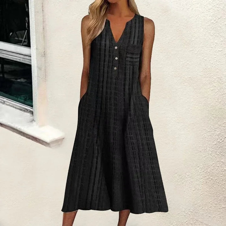 Leticia™ | Elegantes Sommerkleid wit Bauchabdeckung