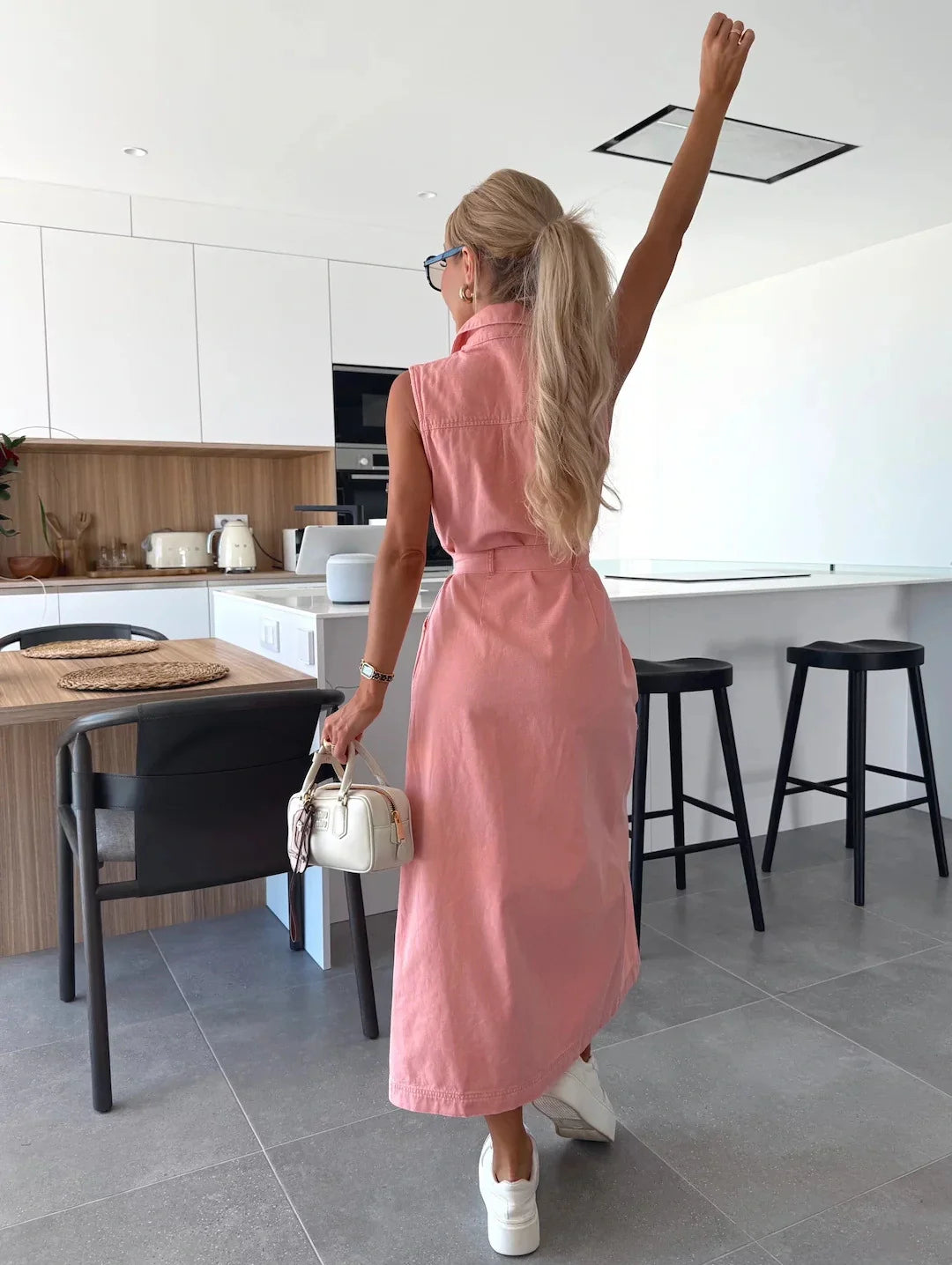Yvonne™ | Maxi-Jeanskleid
