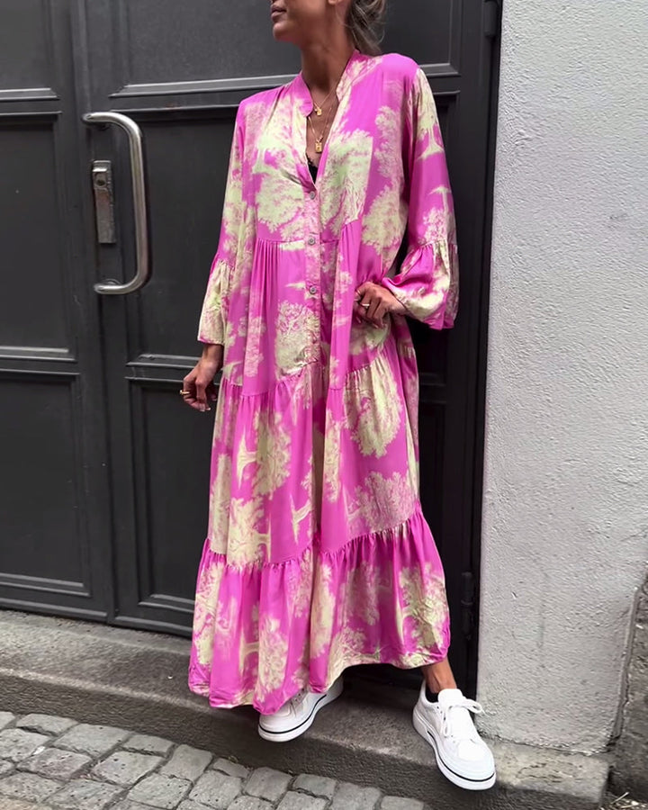 Margaret™ | Langes Blumenkleid