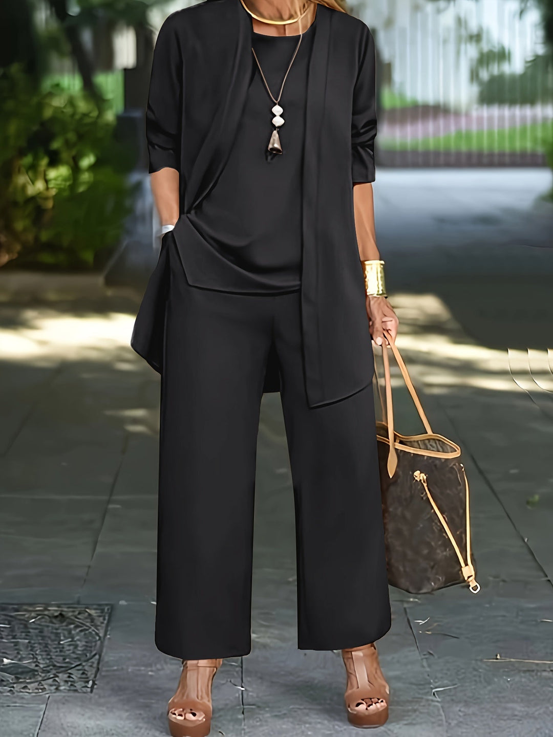 Eileen™ | Stilvolles, elegantes dreiteiliges Set