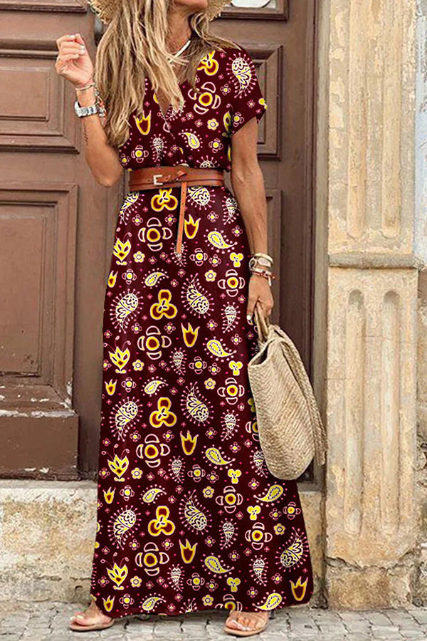 Dorothea™ | Boho-Kleid wit Bauchabdeckung