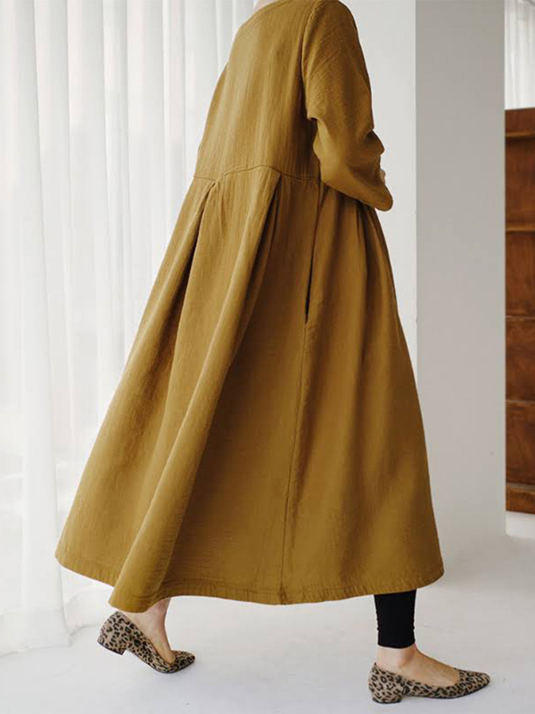 Joanna™ | Elegantes Maxikleid wit Bauchabdeckung