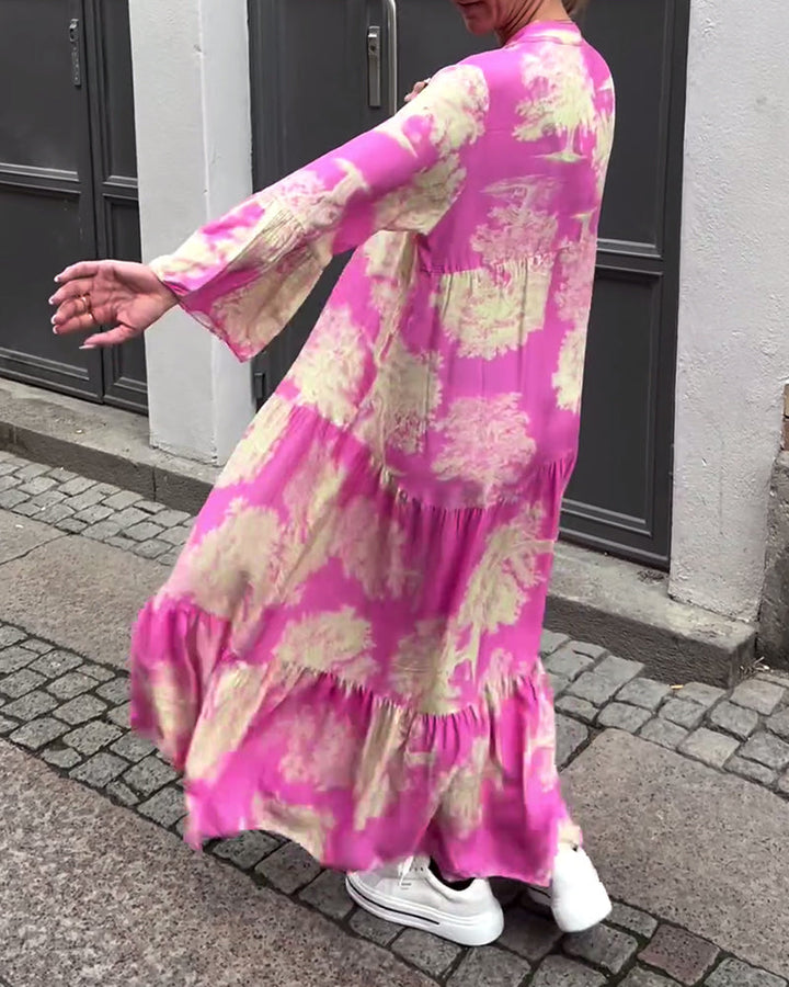 Margaret™ | Langes Blumenkleid