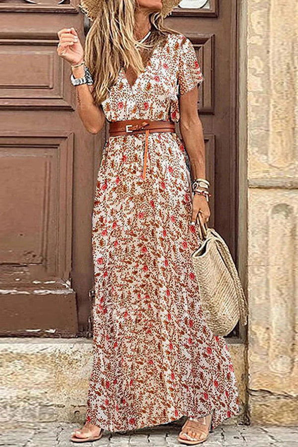 Dorothea™ | Boho-Kleid wit Bauchabdeckung