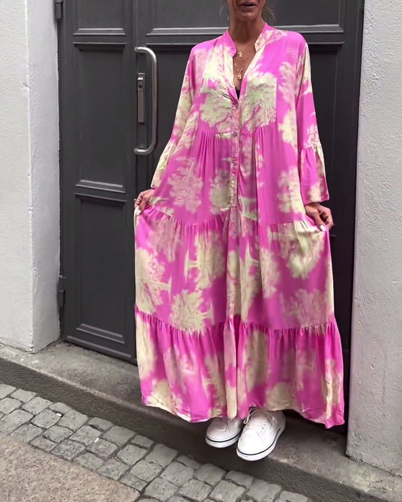 Margaret™ | Langes Blumenkleid