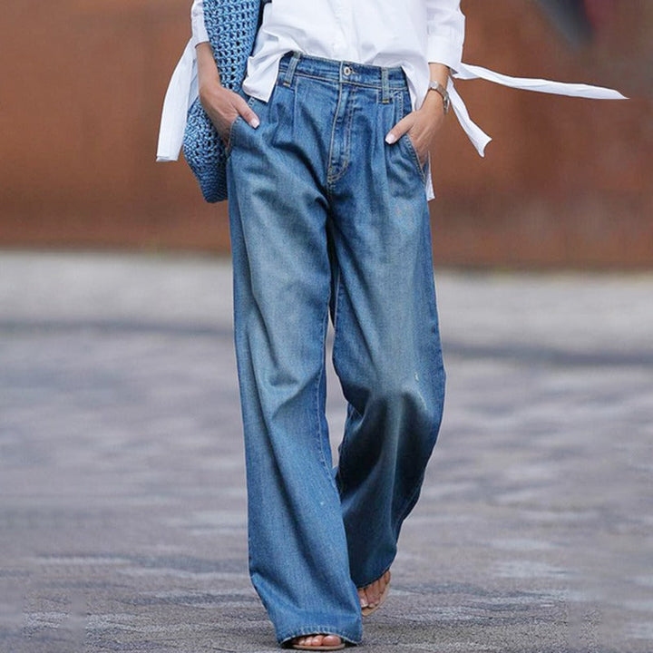 Sybille™ | Komfortable Weit geschnittene Damen Jeans