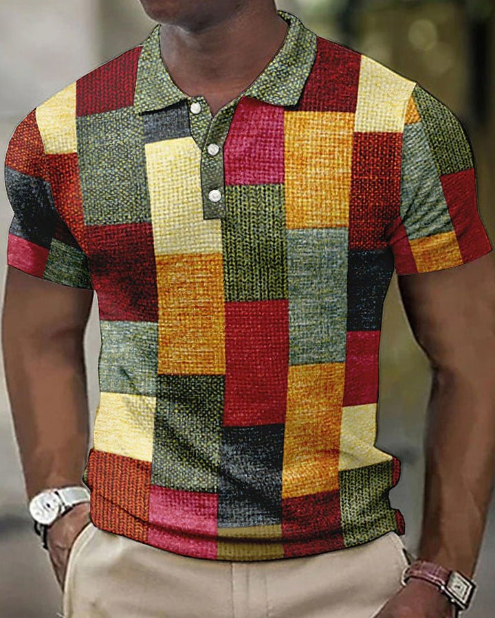 Anton™ | Plaid Polohemd für Männer