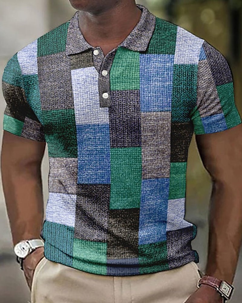 Anton™ | Plaid Polohemd für Männer
