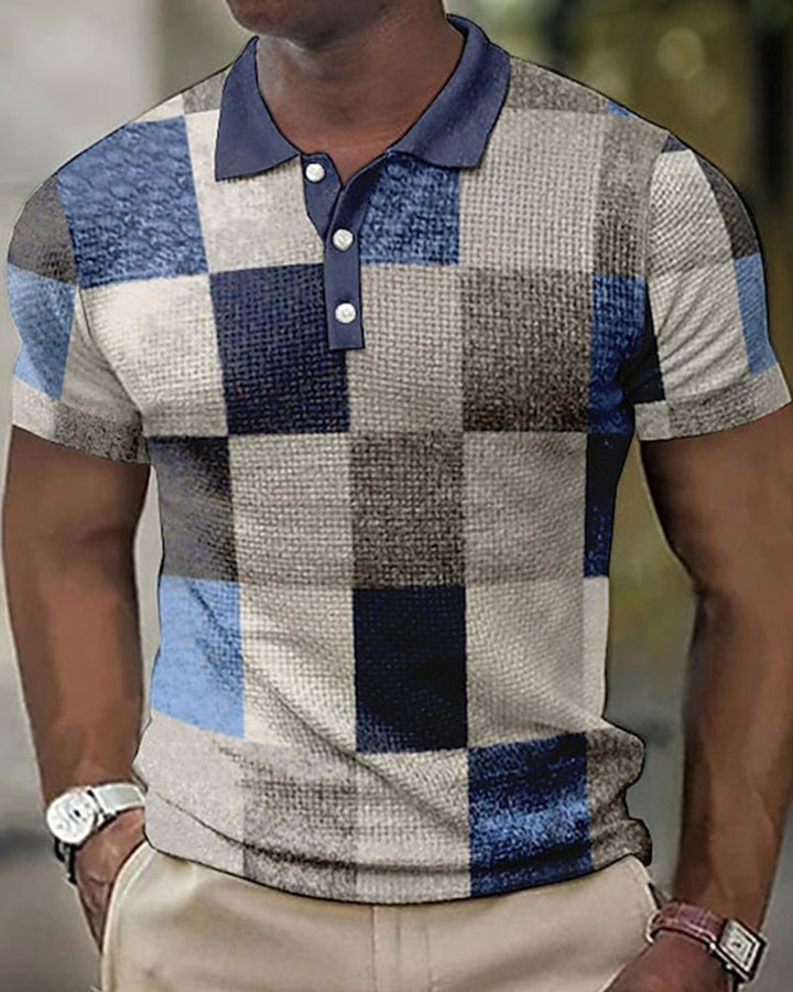 Anton™ | Plaid Polohemd für Männer